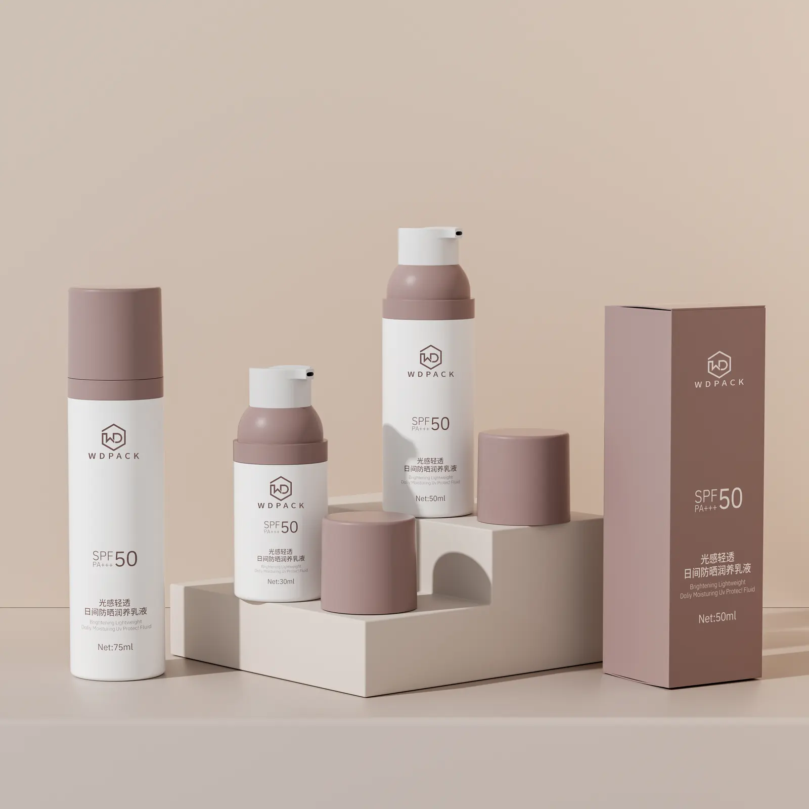 WDPACK WDA03 coordinated airless packaging models