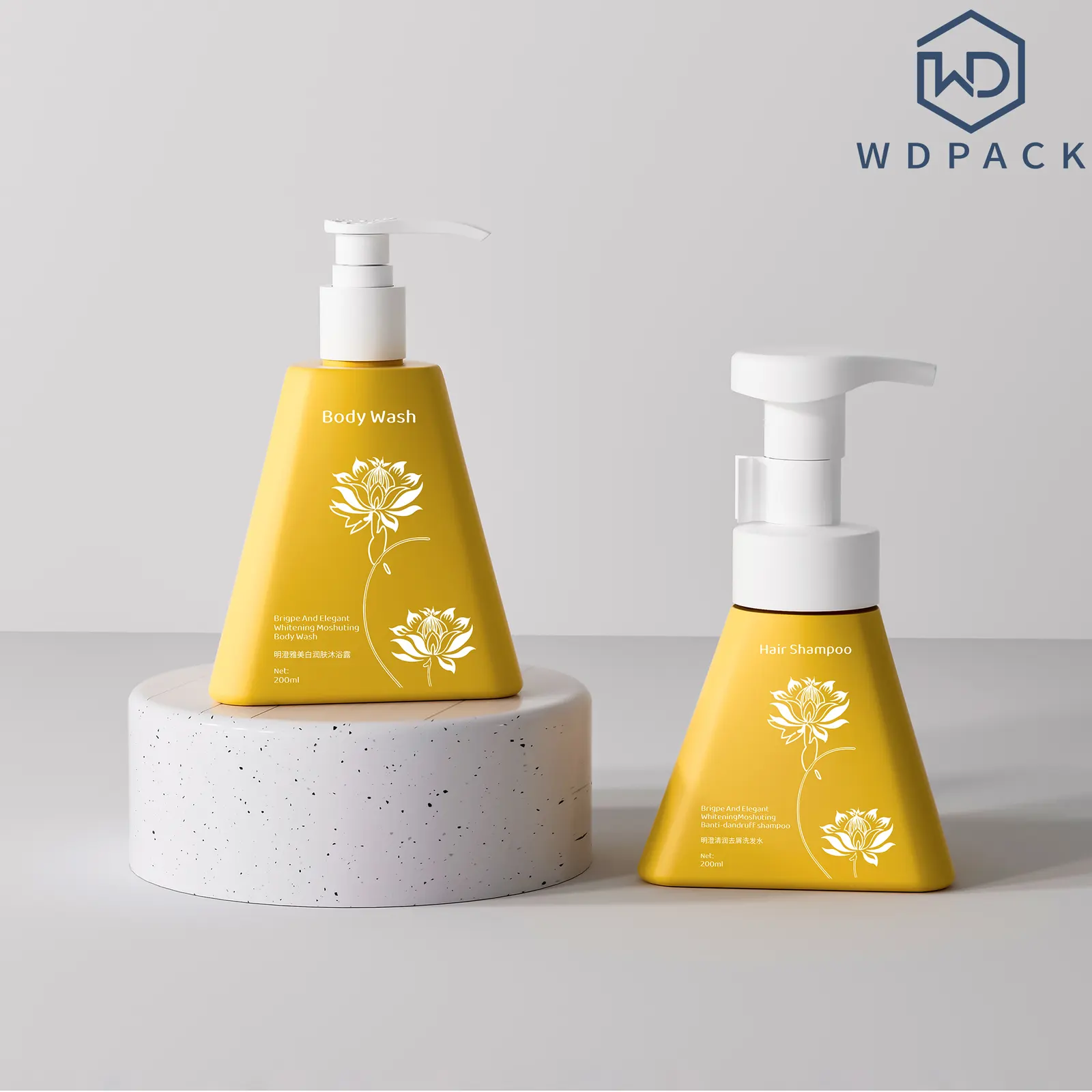 WDHE08 Hair and body care packaging