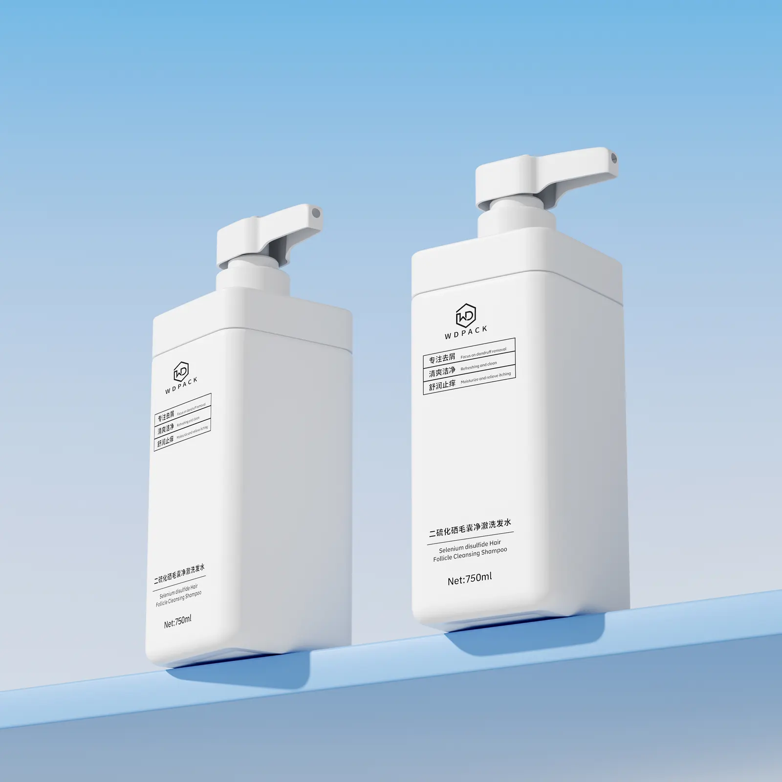WDHE35 Hair and body care packaging