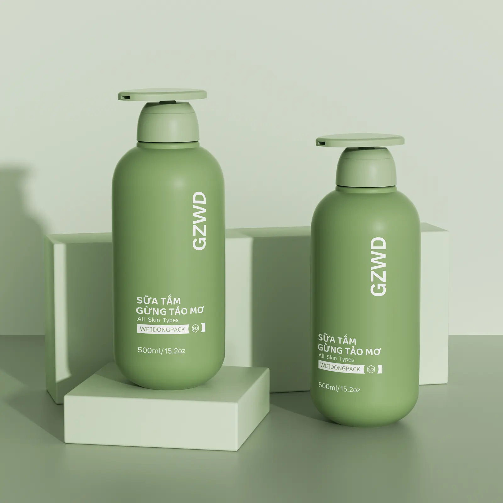 WDHT14 Wash and personal care bottles