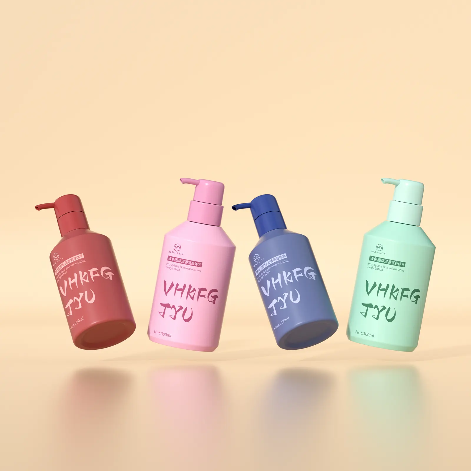 WDHT65 Wash and personal care bottles