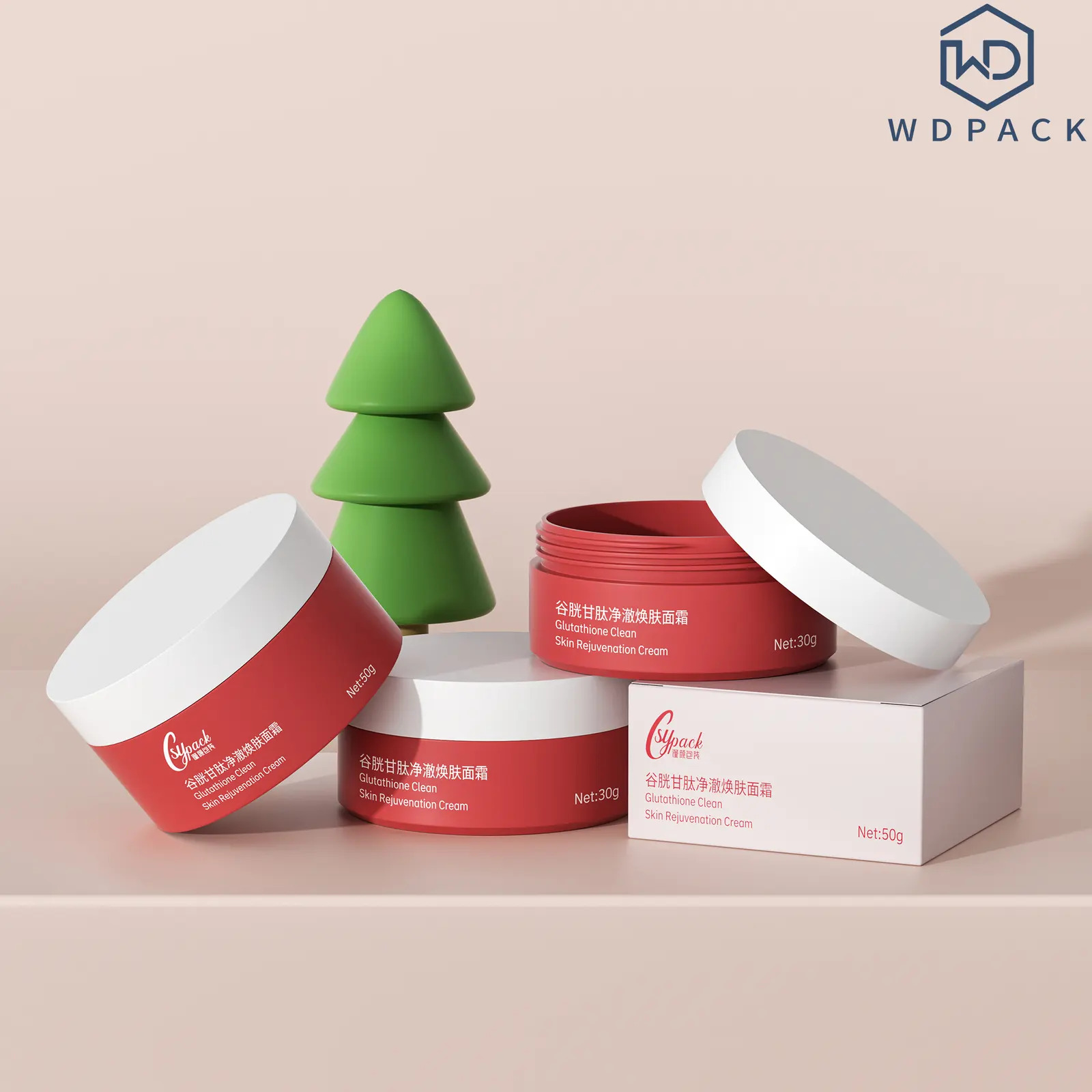 WDJ08 Cream and cosmetic jars
