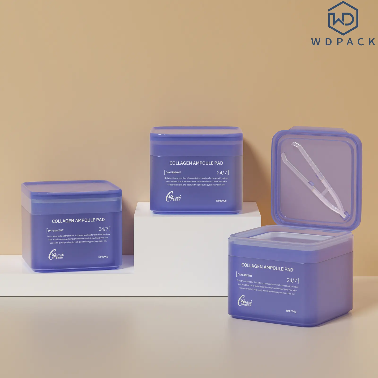 WDJ09 Cream and cosmetic jars
