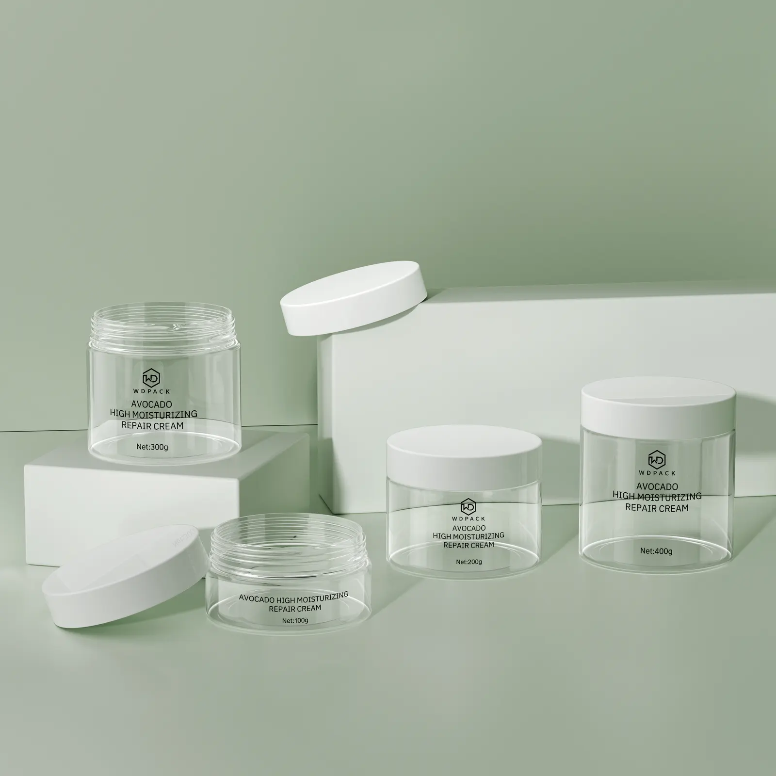 WDJ14 Cream and cosmetic jars
