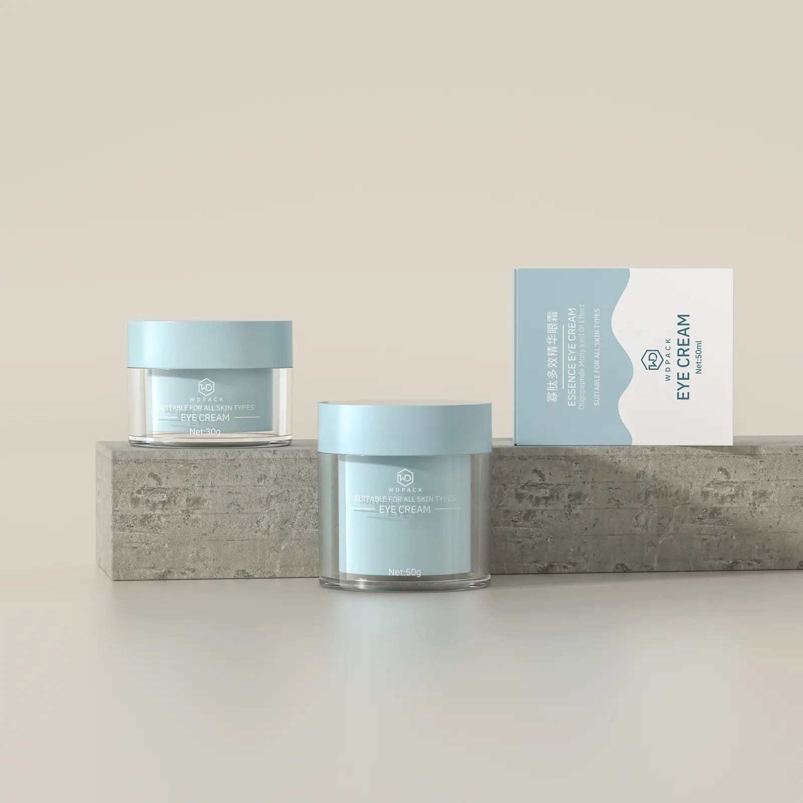 WDJ17 Cream and cosmetic jars