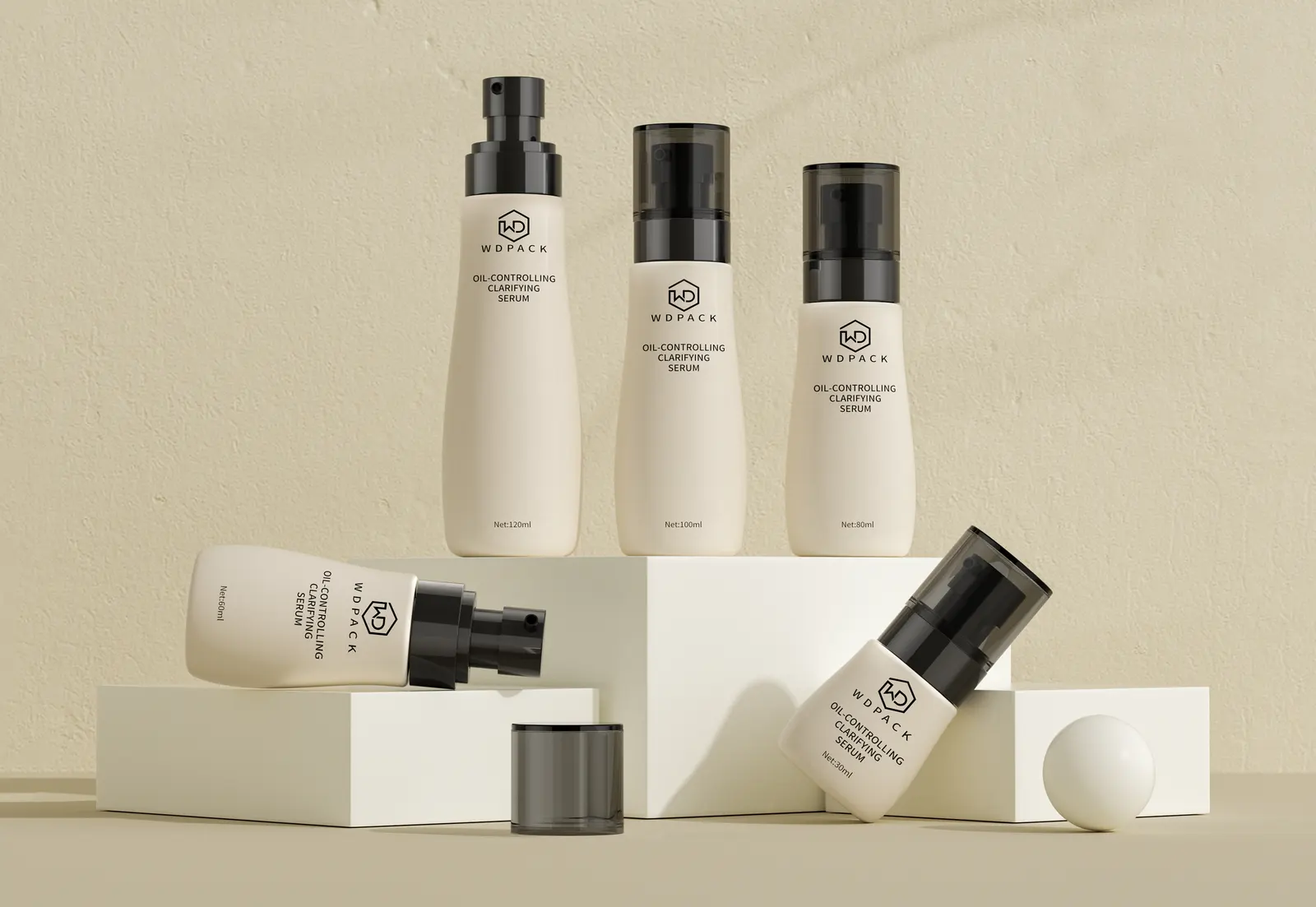 WDPACK WDL01 lotion bottles