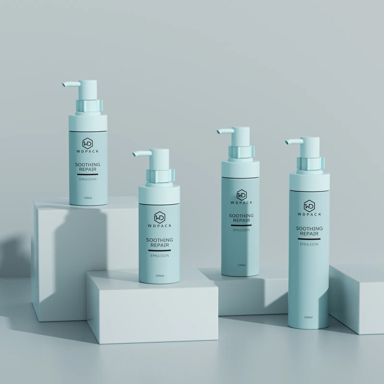 WDL02 Lotion and pump packaging