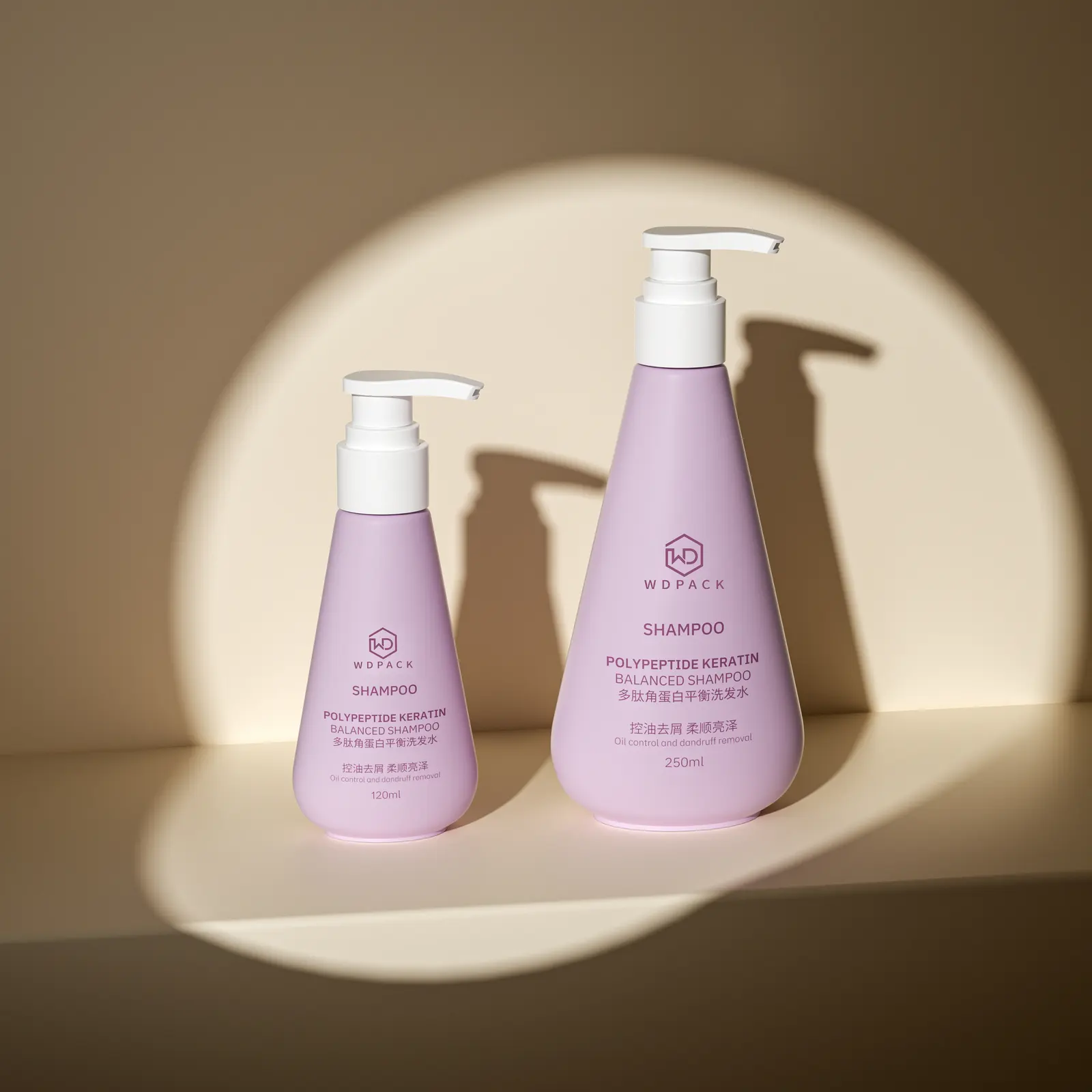 WDL16 Lotion and pump packaging