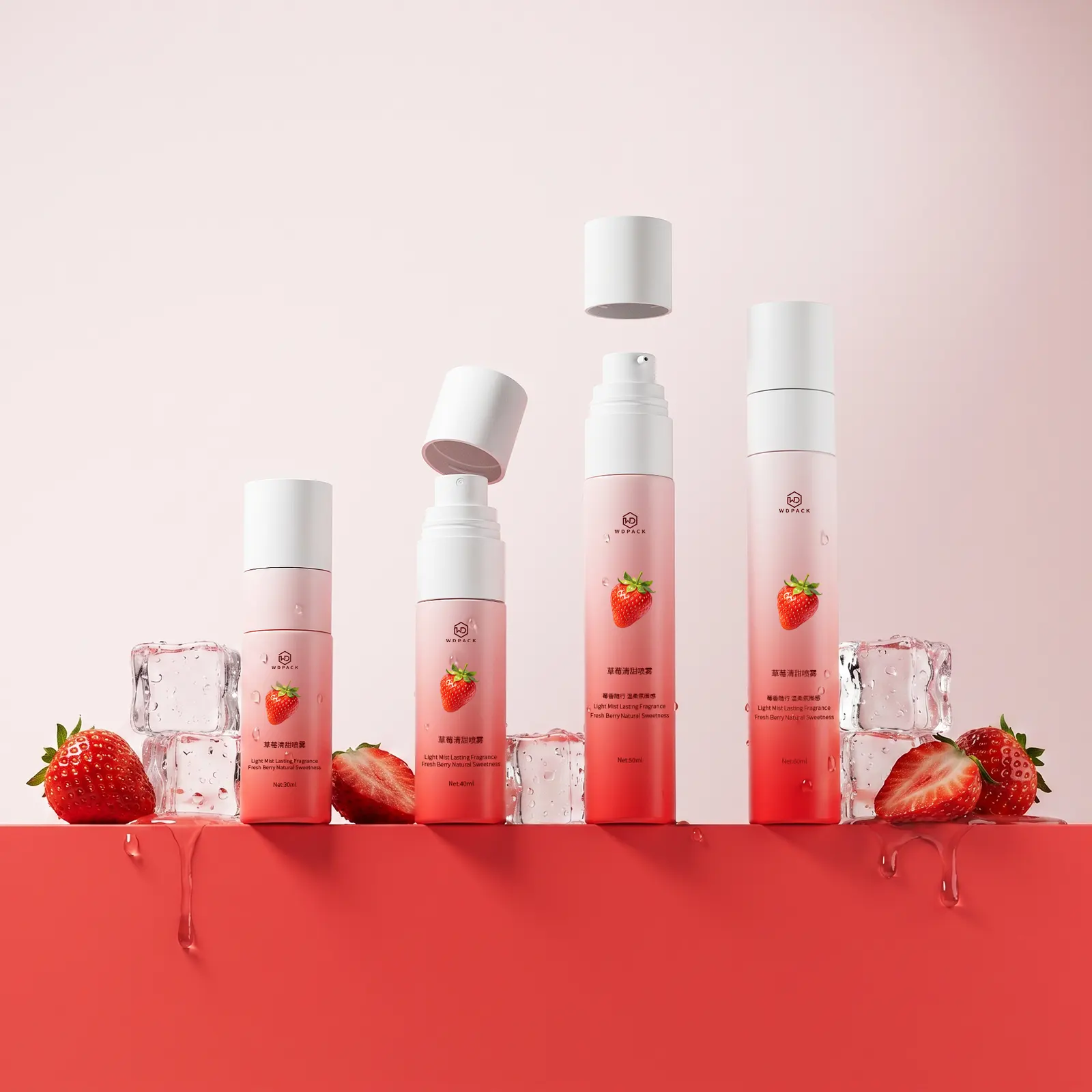 WDS07 Skincare packaging and dispensing bottles