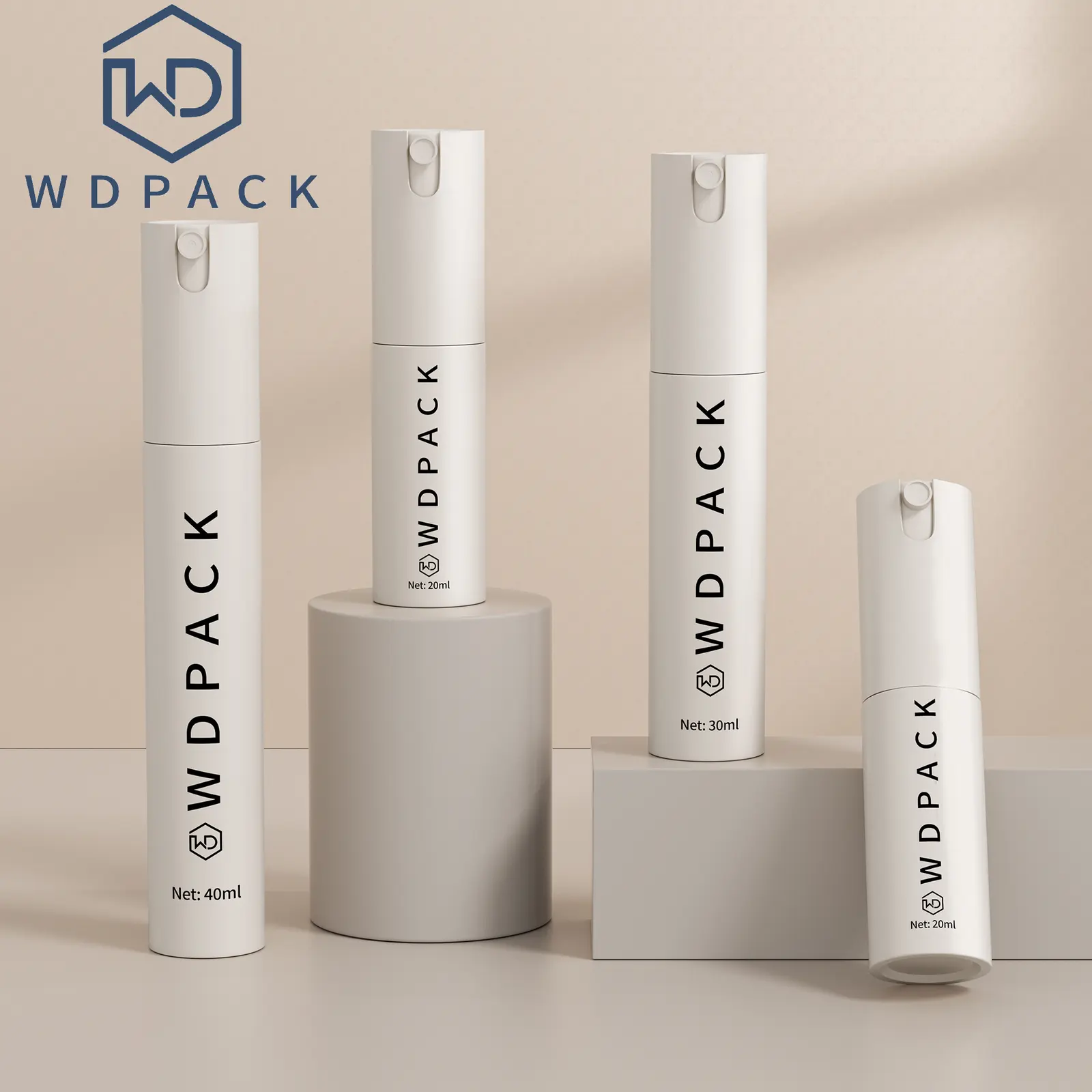 WDS08 Skincare packaging and dispensing bottles