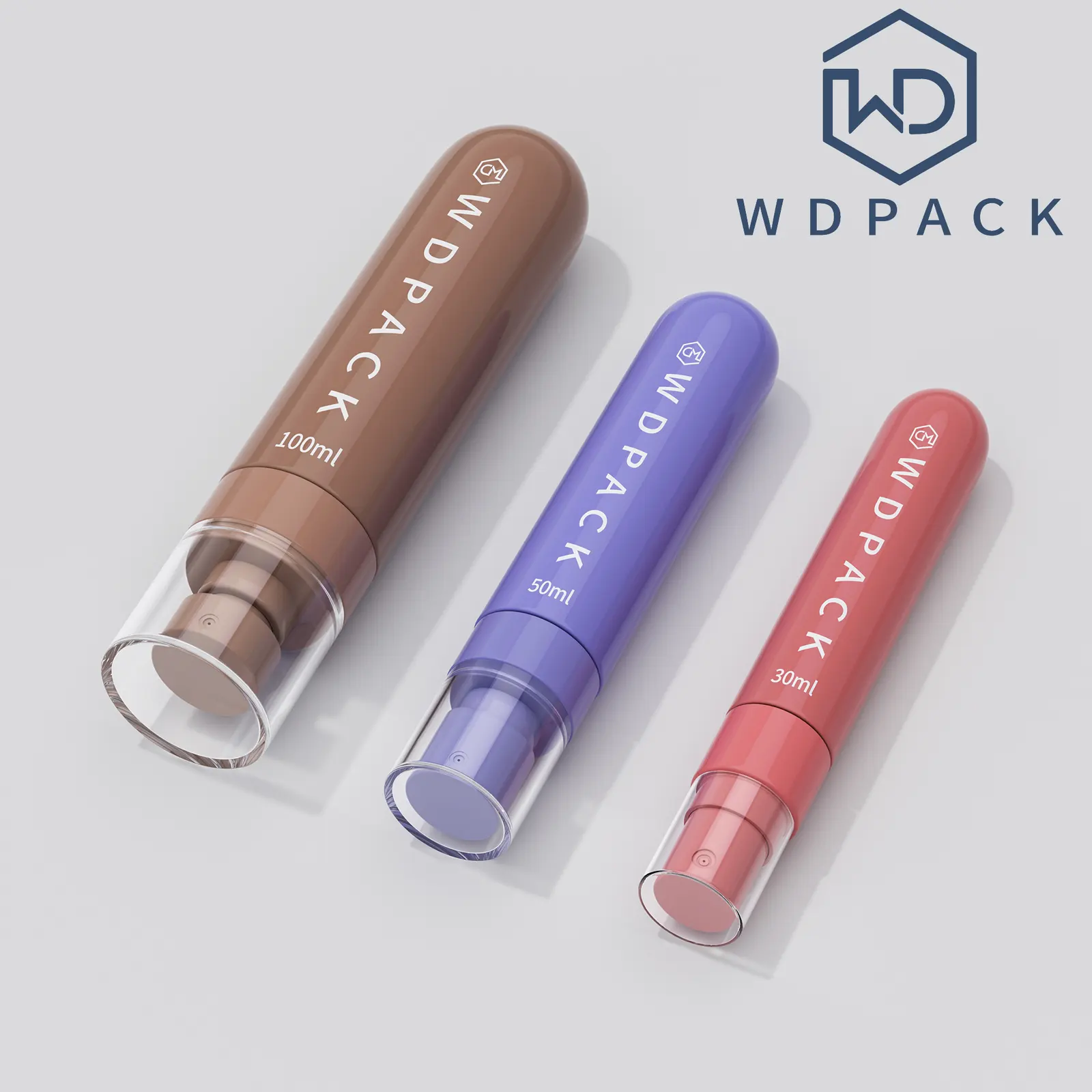 WDS17 Skincare packaging and dispensing bottles