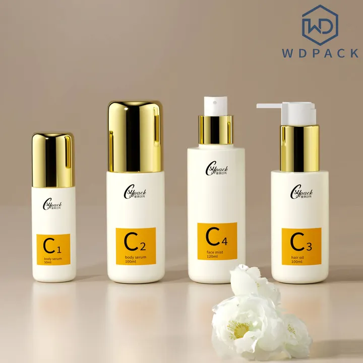 WDS20 Skincare packaging and dispensing bottles