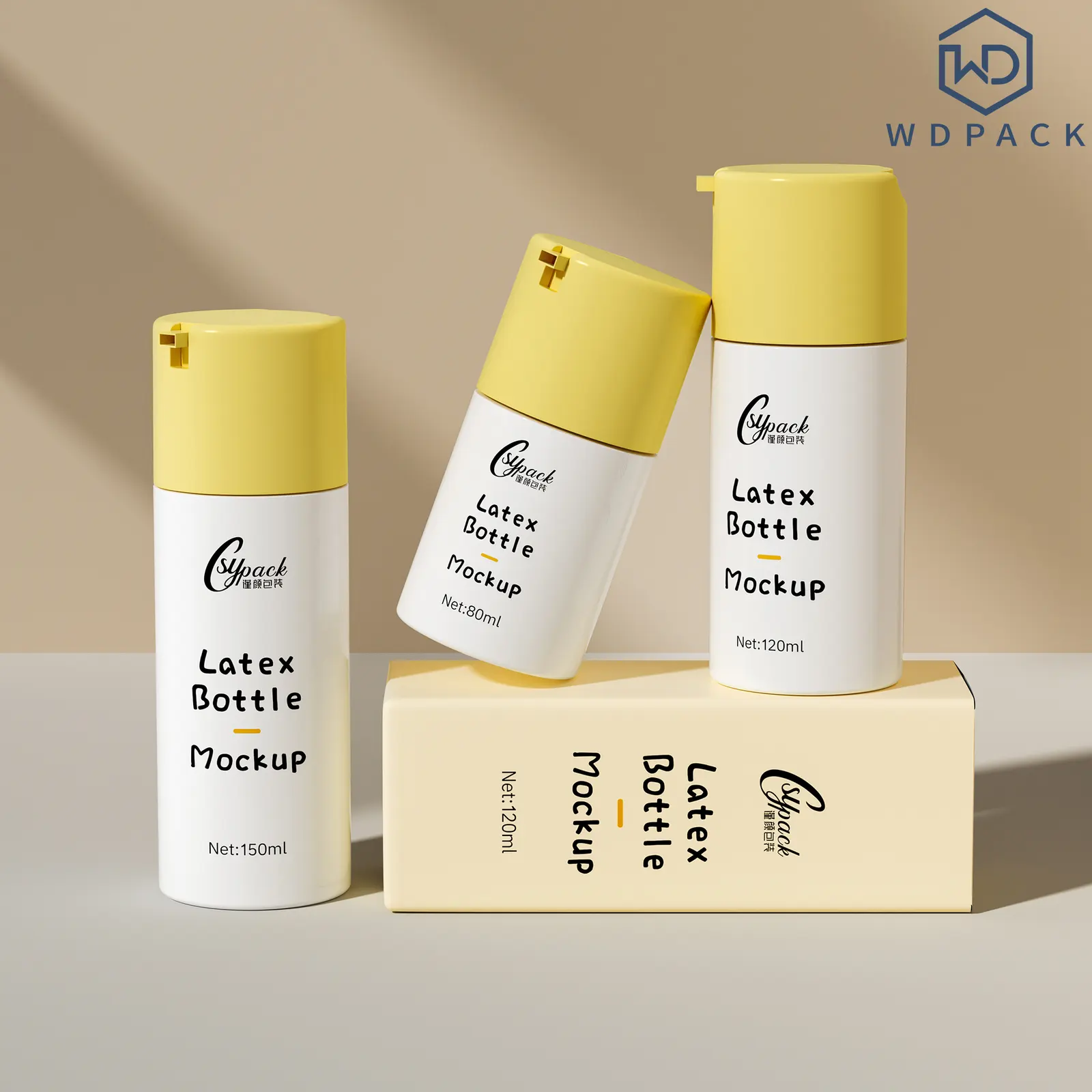 WDS23 Skincare packaging and dispensing bottles