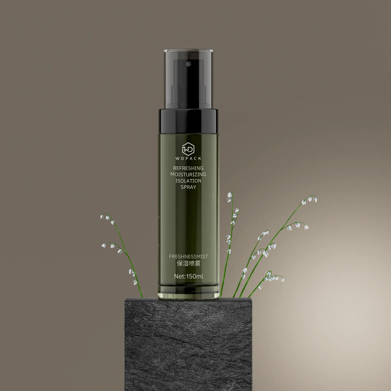 WDS25 Skincare packaging and dispensing bottles