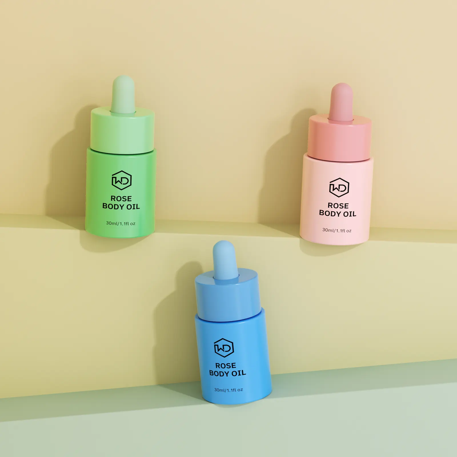 WDS28 Skincare packaging and dispensing bottles