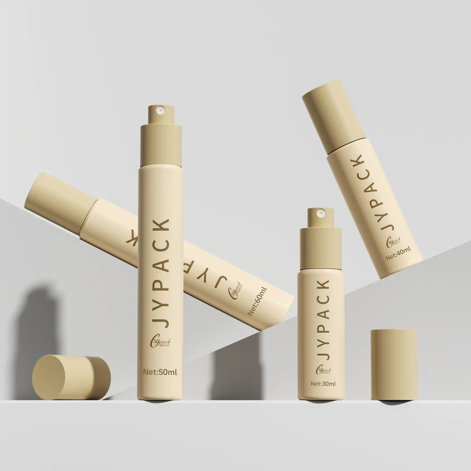 WDS29 Skincare packaging and dispensing bottles