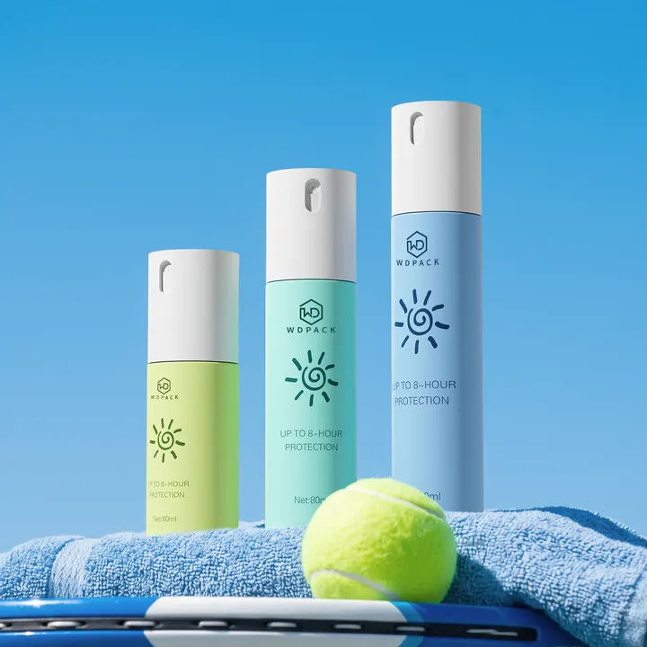WDS33 Skincare packaging and dispensing bottles