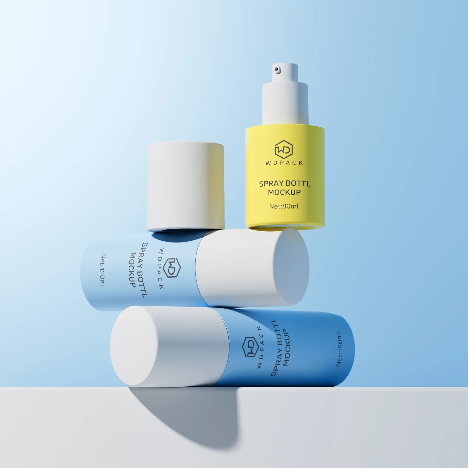 WDS41 Skincare packaging and dispensing bottles