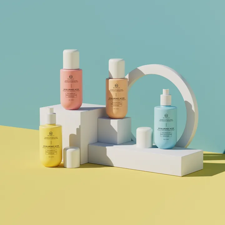 WDS54 Skincare packaging and dispensing bottles