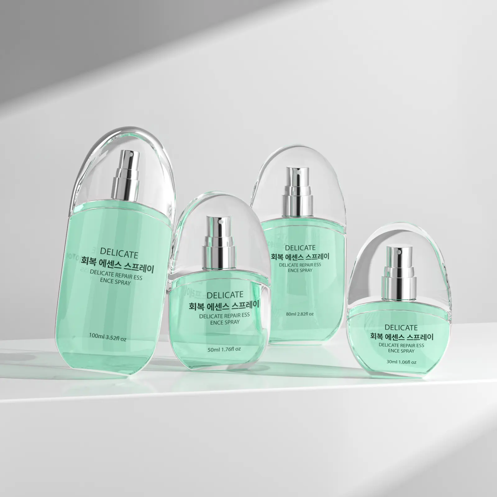 WDS57 Skincare packaging and dispensing bottles